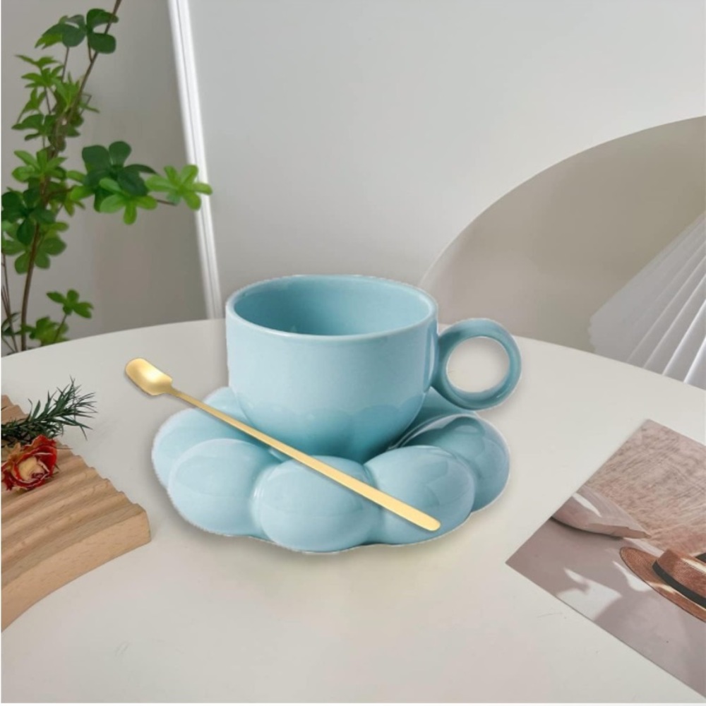 Cloud Saucer And Cup Set